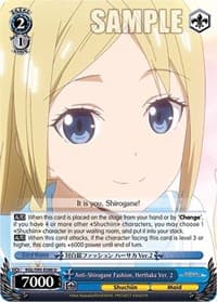 Anti-Shirogane Fashion, Herthaka Ver. 2 - Kaguya-Sama: Love is War? - Weiss Schwarz card