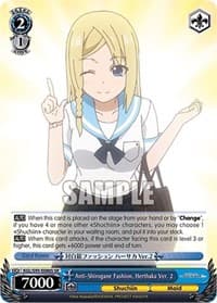Anti-Shirogane Fashion, Herthaka Ver. 2 (SR) - Kaguya-Sama: Love is War? - Weiss Schwarz card