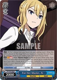 For Her Master, Ai - Kaguya-Sama: Love is War? - Weiss Schwarz card