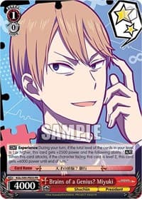 Brains of a Genius? Miyuki - Kaguya-Sama: Love is War? - Weiss Schwarz card