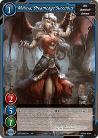 Malicia, Dreamcage Succubus - Shout with the Geas - Gate Ruler card