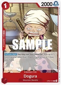 Dogura - Paramount War - One Piece Card Game card