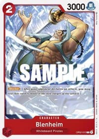 Blenheim - Paramount War - One Piece Card Game card