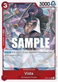 Vista - Paramount War - One Piece Card Game card
