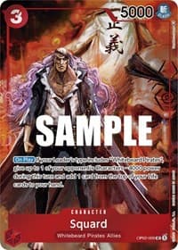 Squard (Box Topper) - Paramount War - One Piece Card Game card