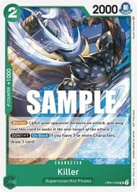 Killer (Promotion Pack 2023) - One Piece Promotion Cards - One Piece Card Game card
