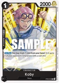 Koby (Promotion Pack 2023) - One Piece Promotion Cards - One Piece Card Game card