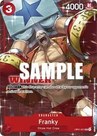 Franky (Tournament Pack Vol. 2) [Winner] - One Piece Promotion Cards - One Piece Card Game card