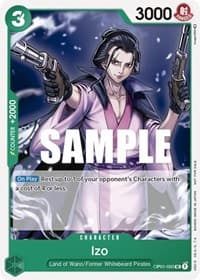 Izo (Tournament Pack Vol. 2) - One Piece Promotion Cards - One Piece Card Game card