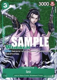 Izo (Tournament Pack Vol. 2) [Winner] - One Piece Promotion Cards - One Piece Card Game card