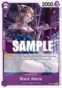 Black Maria (Tournament Pack Vol. 2) - One Piece Promotion Cards - One Piece Card Game card