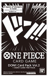 DON!! Card Pack Vol. 2 - One Piece Promotion Cards - One Piece Card Game card