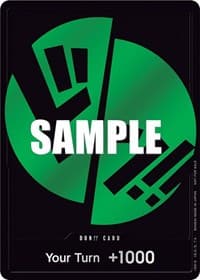 DON!! Card (Green) - One Piece Promotion Cards - One Piece Card Game card