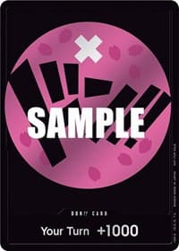 DON!! Card (Pink) - One Piece Promotion Cards - One Piece Card Game card