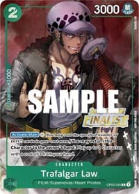 Trafalgar Law (Offline Regional 2023) [Finalist] - One Piece Promotion Cards - One Piece Card Game card