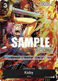 Koby (Offline Regional 2023) [Participant] - One Piece Promotion Cards - One Piece Card Game card