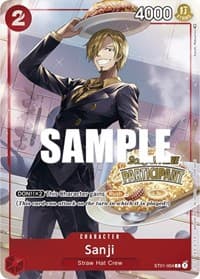 Sanji (Offline Regional 2023) [Participant] - One Piece Promotion Cards - One Piece Card Game card