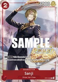 Sanji (Offline Regional 2023) [Finalist] - One Piece Promotion Cards - One Piece Card Game card