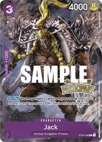 Jack (Offline Regional 2023) [Participant] - One Piece Promotion Cards - One Piece Card Game card
