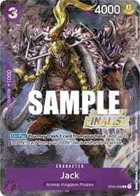 Jack (Offline Regional 2023) [Finalist] - One Piece Promotion Cards - One Piece Card Game card