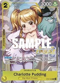 Charlotte Pudding (Offline Regional 2023) [Finalist] - One Piece Promotion Cards - One Piece Card Game card