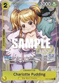 Charlotte Pudding (Offline Regional 2023) [Winner] - One Piece Promotion Cards - One Piece Card Game card