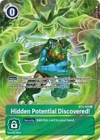 Hidden Potential Discovered! (Alternate Art) - Dimensional Phase - Digimon Card Game card