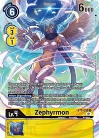 Zephyrmon (Alternate Art) - Dimensional Phase - Digimon Card Game card