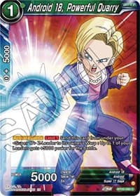 Android 18, Powerful Quarry - Power Absorbed - Dragon Ball Super: Masters card