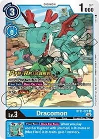 Dracomon - Dimensional Phase Pre-Release Cards - Digimon Card Game card