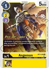 Angemon - Dimensional Phase Pre-Release Cards - Digimon Card Game card