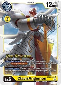 ClavisAngemon - Dimensional Phase Pre-Release Cards - Digimon Card Game card