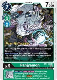 Panjyamon - Dimensional Phase Pre-Release Cards - Digimon Card Game card