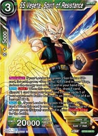 SS Vegeta, Spirit of Resistance - Power Absorbed - Dragon Ball Super: Masters card