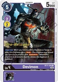 Devimon - Dimensional Phase Pre-Release Cards - Digimon Card Game card