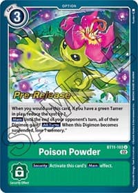 Poison Powder - Dimensional Phase Pre-Release Cards - Digimon Card Game card