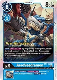 AeroVeedramon - Dimensional Phase Pre-Release Cards - Digimon Card Game card