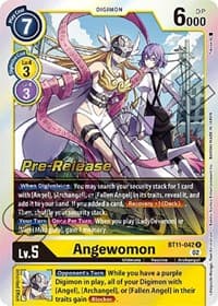 Angewomon - Dimensional Phase Pre-Release Cards - Digimon Card Game card