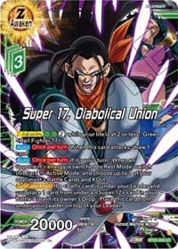 Super 17, Diabolical Union - Power Absorbed - Dragon Ball Super: Masters card
