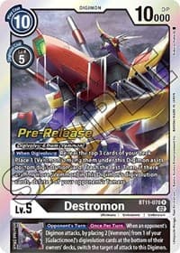 Destromon - Dimensional Phase Pre-Release Cards - Digimon Card Game card
