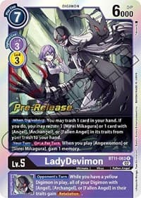 LadyDevimon - Dimensional Phase Pre-Release Cards - Digimon Card Game card