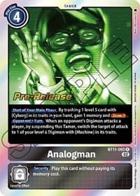 Analogman - Dimensional Phase Pre-Release Cards - Digimon Card Game card
