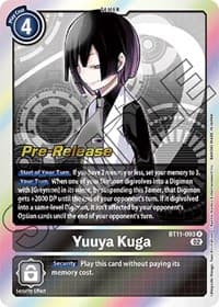 Yuuya Kuga - Dimensional Phase Pre-Release Cards - Digimon Card Game card