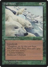 Pale Bears - Ice Age - Magic: The Gathering card