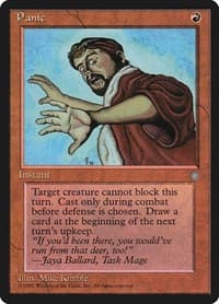 Panic - Ice Age - Magic: The Gathering card