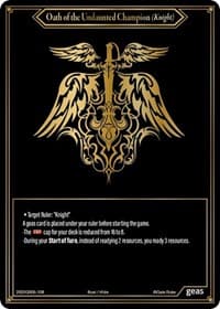 Oath of the Undaunted Champion (Knight) - Shout with the Geas - Gate Ruler card
