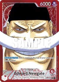 Edward.Newgate (001) (Alternate Art) - Paramount War - One Piece Card Game card