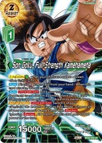 Son Goku, Full-Strength Kamehameha - Power Absorbed - Dragon Ball Super: Masters card