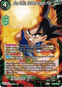 Son Goku, Golden Dragon Fist - Power Absorbed - Dragon Ball Super: Masters card