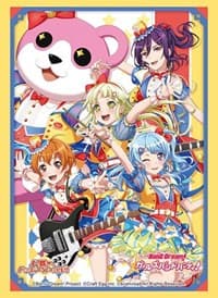 Bushiroad Sleeve Collection HG Vol.3430: BanG Dream! Girls Band Party! - Hello, Happy World! (75-Pack) - Bushiroad Card Sleeves - Card Sleeves card